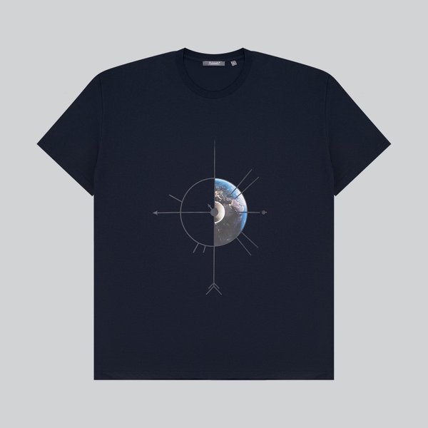 Футболка унисекс Крис (Kris), 150 гр., темно-синяя, размер XL