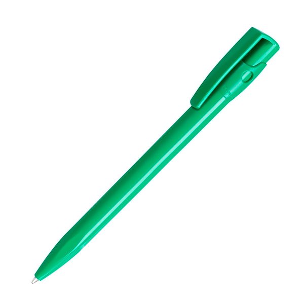 Ручка шариковая KIKI SOLID - Ручка шариковая KIKI SOLID, зеленый, пластик
