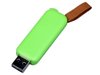 USB 2.0- флешка промо на 16 Гб прямоугольной формы, выдвижной механизм