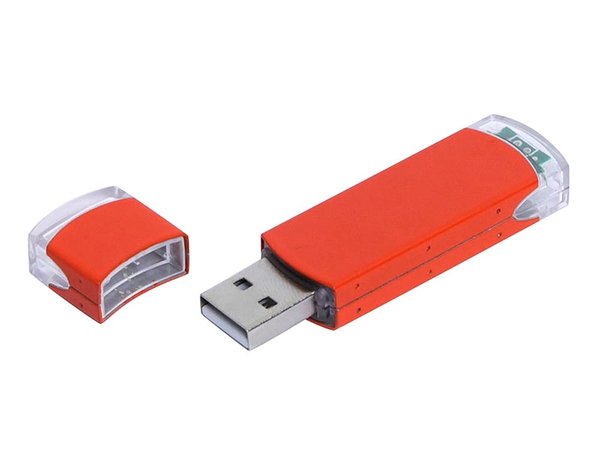 USB 2.0- флешка промо на 64 Гб прямоугольной классической формы - USB 2.0- флешка промо на 64 Гб прямоугольной классической формы
