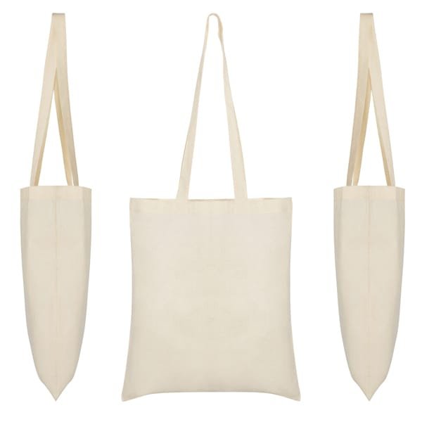 HILL хлопчатобумажная сумка 37X41 CREAM - HILL хлопчатобумажная сумка 37X41 CREAM