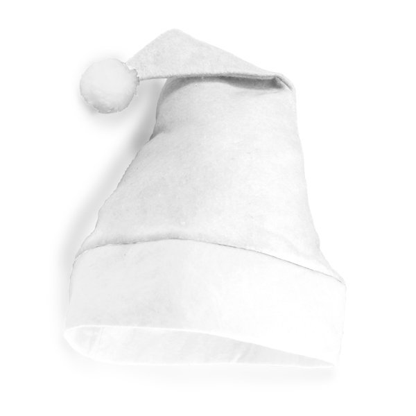 Рождественская шапка SANTA, белая - Рождественская шапка SANTA, белая