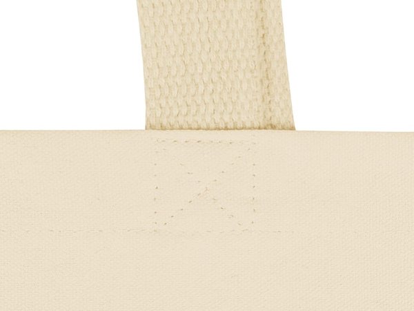 Сумка для шопинга «Steady» хлопковая с парусиновыми ручками, 260 г/м2 - Сумка для шопинга «Steady» хлопковая с парусиновыми ручками, 260 г/м2