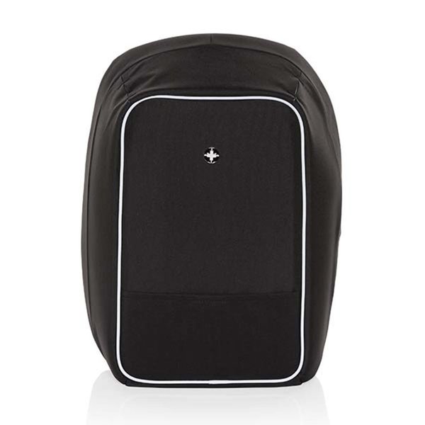 Антикражный рюкзак для ноутбука Swiss Peak из rPET AWARE™, 15,6’’ - Антикражный рюкзак для ноутбука Swiss Peak из rPET AWARE™, 15,6’’