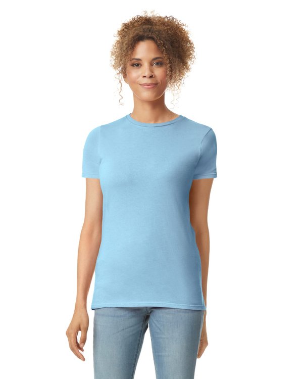 Футболка SOFTSTYLE WOMAN - Футболка SOFTSTYLE WOMAN, СВЕТЛО-ГОЛУБОЙ S