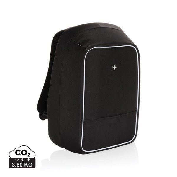 Антикражный рюкзак для ноутбука Swiss Peak из rPET AWARE™, 15,6’’ - Антикражный рюкзак для ноутбука Swiss Peak из rPET AWARE™, 15,6’’