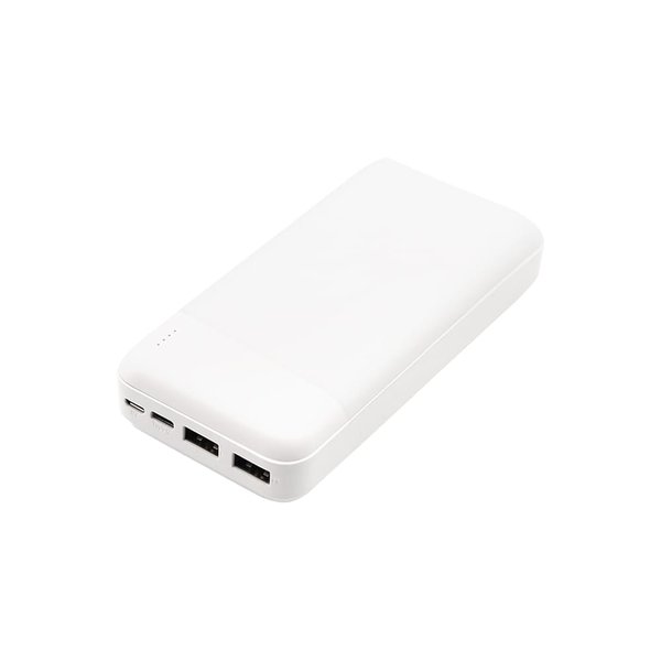Внешний аккумулятор Vekta, 16000mAh - Внешний аккумулятор Vekta, 16000mAh, белый