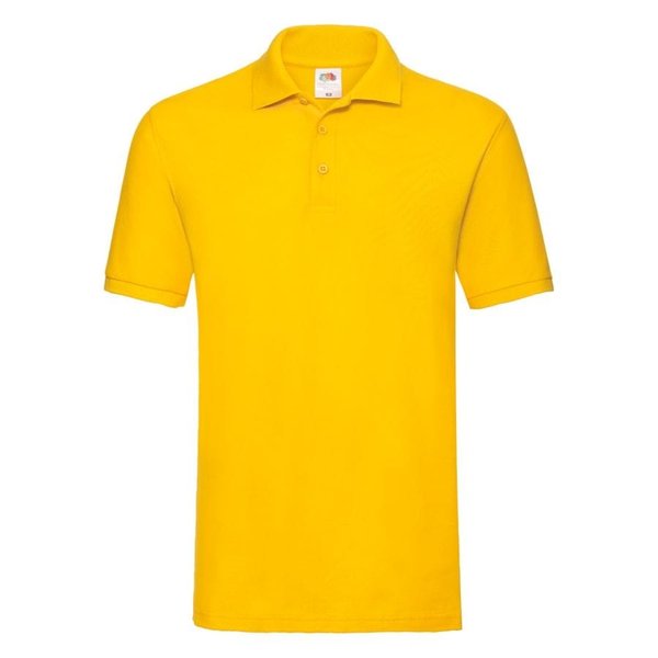 Поло мужское PREMIUM POLO 180 - Рубашка поло мужская PREMIUM POLO, желтый, L, 100% хлопок, 180 г/м2