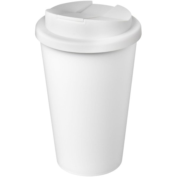 Americano® Eco 350 мл переработанный стакан с крышкой, защищающей от проливания - Americano® Eco 350 мл переработанный стакан с крышкой, защищающей от проливания