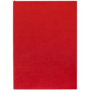 ежедневник flat light, недатированный, красный