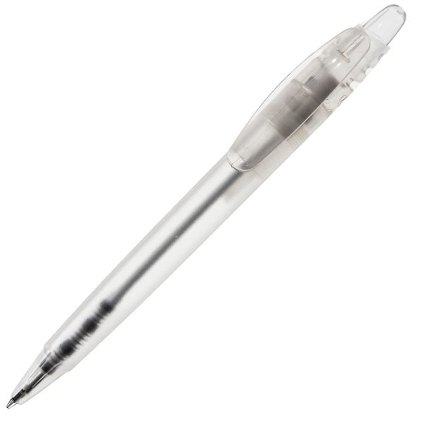 Ручка шариковая X-8 FROST - X-8 FROST, ручка шариковая, фростированный белый, пластик