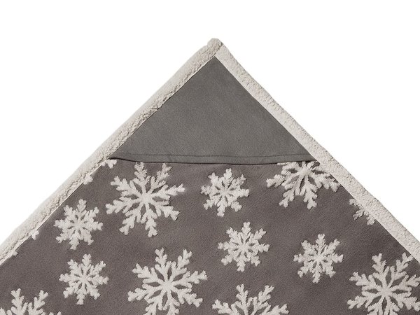 Плед Snowflake новогодний с капюшоном - Плед Snowflake новогодний с капюшоном