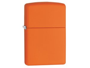 зажигалка zippo classic с покрытием orange matte