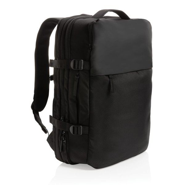 Рюкзак для путешествий Swiss Peak из rPET AWARE™ с регулируемым объемом, 15.6" - Рюкзак для путешествий Swiss Peak из rPET AWARE™ с регулируемым объемом, 15.6"