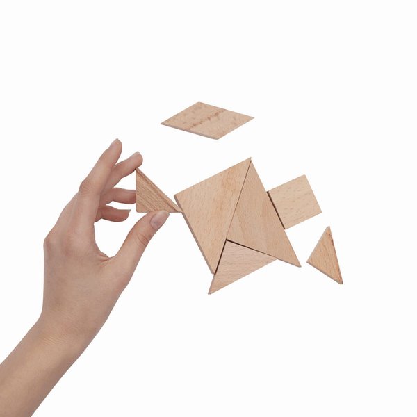 Пазл TANGRAM, дерево - Пазл TANGRAM, дерево