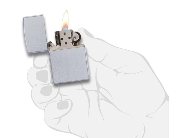 Зажигалка ZIPPO Classic с покрытием Satin Chrome™ - Зажигалка ZIPPO Classic с покрытием Satin Chrome™
