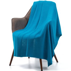 плед longview, бирюзовый