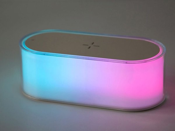 Ночник с беспроводной зарядкой и RGB подсветкой «Miracle», 15 Вт - Ночник с беспроводной зарядкой и RGB подсветкой «Miracle», 15 Вт