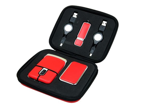 Подарочный набор USB-SET: USB мышь, USB хаб, USB 2.0- флешка на 4 Гб - Подарочный набор USB-SET: USB мышь, USB хаб, USB 2.0- флешка на 4 Гб