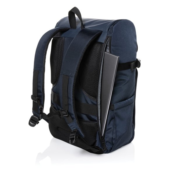 Дорожный рюкзак Pascal из rPET AWARE™, 15,6’’ - Дорожный рюкзак Pascal из rPET AWARE™, 15,6’’