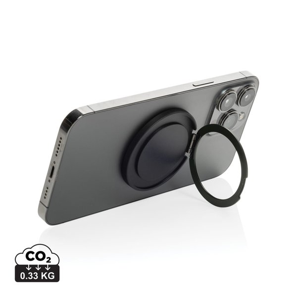 Магнитный держатель для телефона Terra Magnetic из переработанного пластика и алюминия RCS - Магнитный держатель для телефона Terra Magnetic из переработанного пластика и алюминия RCS