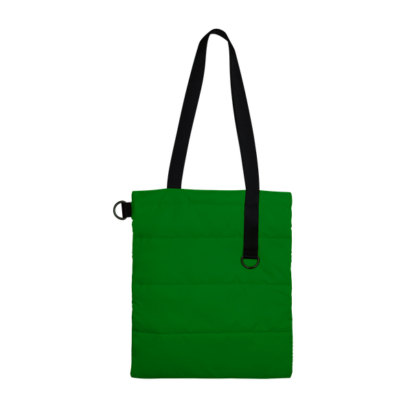 Шоппер Superbag Bubble New, стёганый, со скрытой магнитной кнопкой - Шоппер Superbag Bubble New, стёганый, со скрытой магнитной кнопкой (зеленый с черным)