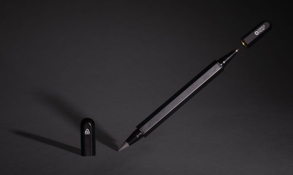 Ручка с двойным наконечником Swiss Peak Storm из переработанного алюминия RCS - Ручка с двойным наконечником Swiss Peak Storm из переработанного алюминия RCS
