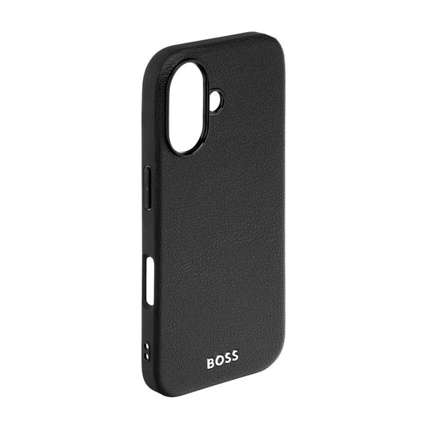 Чехол для iPhone 16, черный с текстурой - Чехол для iPhone 16, черный с текстурой