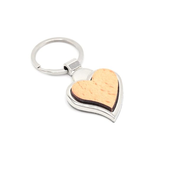 Брелок Woody H(сердце), натуральный - Брелок Woody H(сердце), натуральный