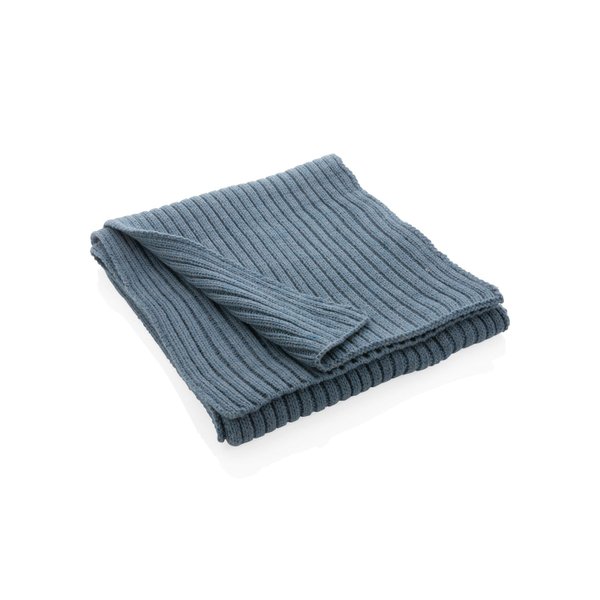 Вязаный шарф Impact из Polylana® AWARE™, 180x25 см - Вязаный шарф Impact из Polylana® AWARE™, 180x25 см