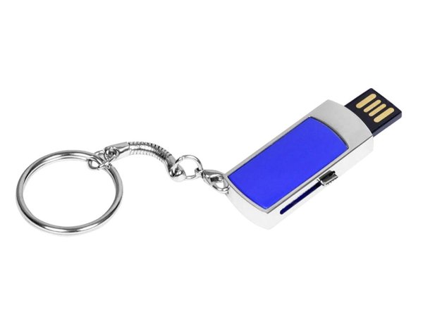 USB 2.0- флешка на 16 Гб с выдвижным механизмом и мини чипом - USB 2.0- флешка на 16 Гб с выдвижным механизмом и мини чипом