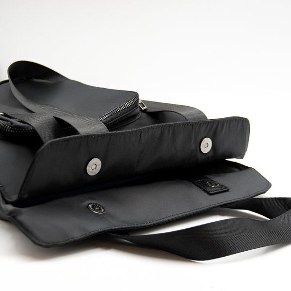 Шоппер Superbag Pocket, с внутренним креплением (карабин) и чехлом для мелочей - Шоппер Superbag Pocket, с внутренним креплением (карабин) и чехлом для мелочей (черный)