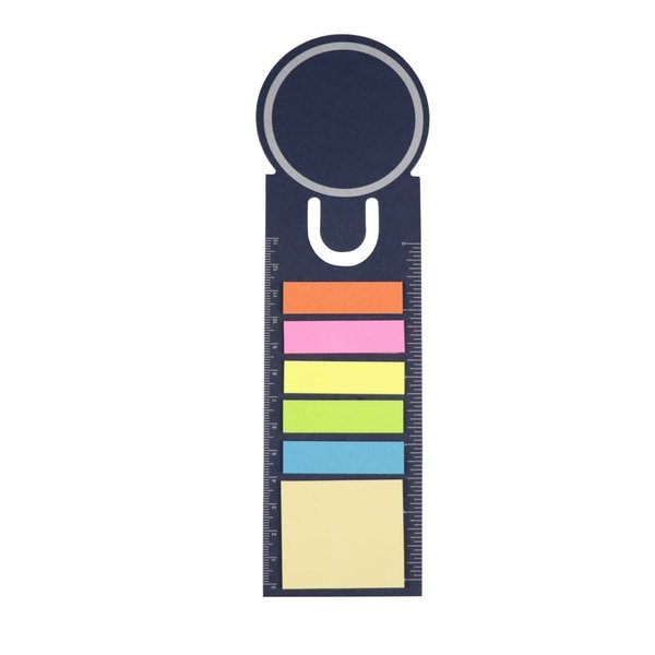 Набор YOUNG: держатель для заметок, стикеры, закладки, блокнот, линейка - Набор YOUNG: держатель для заметок, стикеры, закладки, блокнот, линейка