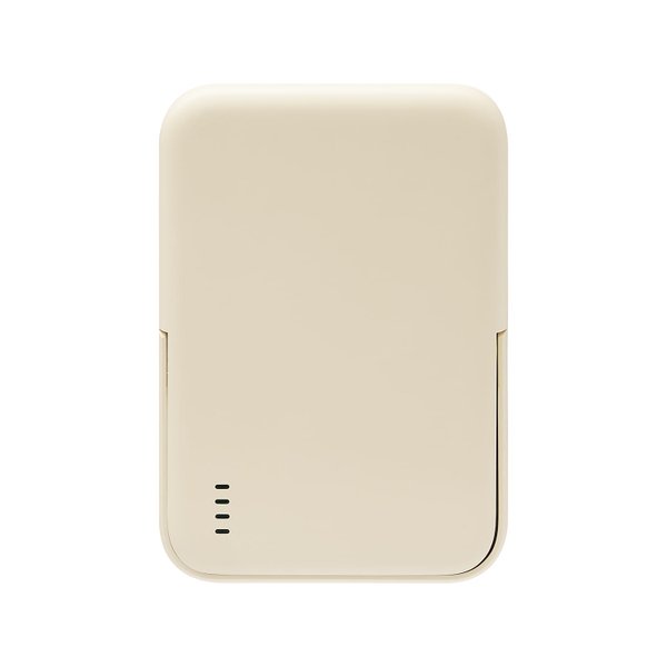 Внешний аккумулятор Юнион PD (Union PD) 10000mAh с функцией беспроводной зарядки 15W, бежевый