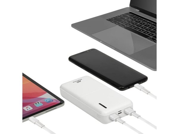 Внешний аккумулятор с дисплеем и быстрой зарядкой QC/PD VA2572, 20000 mAh - Внешний аккумулятор с дисплеем и быстрой зарядкой QC/PD VA2572, 20000 mAh
