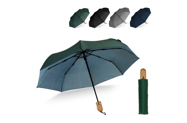 Складной зонт 21” R-PET - Складной зонт 21” R-PET