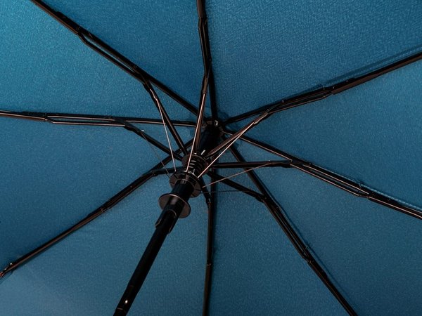 Зонт-полуавтомат складной «Roof» с куполом из переработанного пластика - Зонт-полуавтомат складной «Roof» с куполом из переработанного пластика