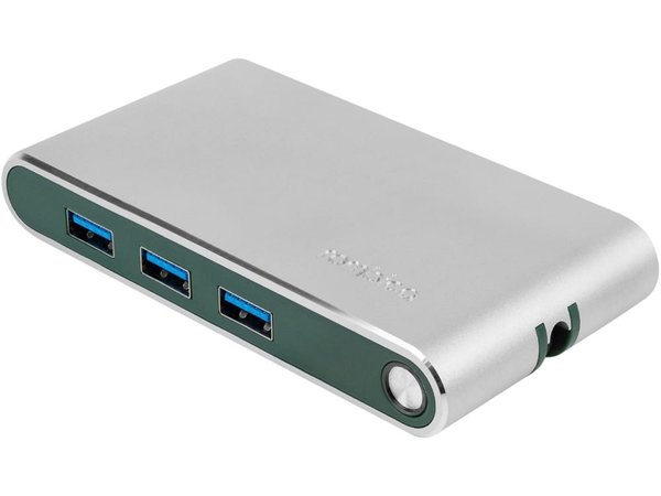 Хаб 8-в-1 Type-C «Hermes», USB 3.0 x 3, Type-C PD, HDMI, LAN, картридер - Хаб 8-в-1 Type-C «Hermes», USB 3.0 x 3, Type-C PD, HDMI, LAN, картридер