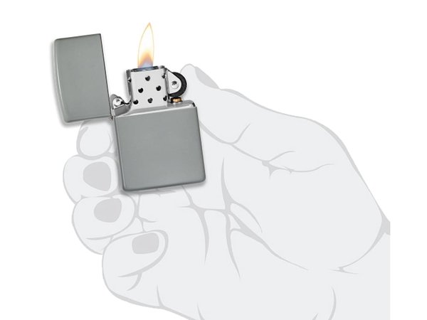 Зажигалка ZIPPO Classic с покрытием Flat Grey - Зажигалка ZIPPO Classic с покрытием Flat Grey