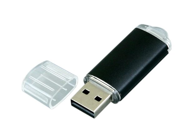 USB 2.0- флешка на 32 Гб с прозрачным колпачком - USB 2.0- флешка на 32 Гб с прозрачным колпачком