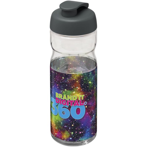 Спортивная бутылка H2O Active® Base 650 мл с откидной крышкой - Спортивная бутылка H2O Active® Base 650 мл с откидной крышкой