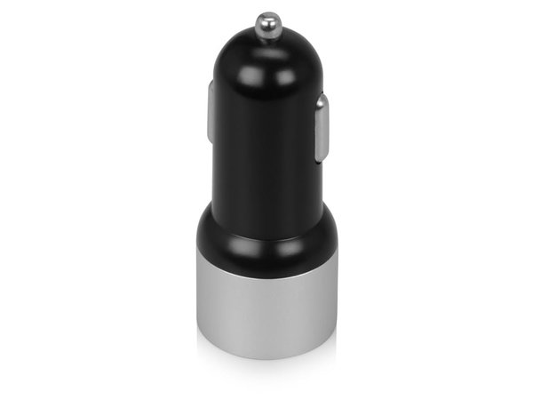 Адаптер автомобильный USB с функцией быстрой зарядки QC 3.0 «TraffIQ» - Адаптер автомобильный USB с функцией быстрой зарядки QC 3.0 «TraffIQ»