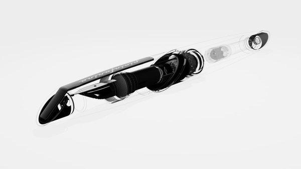 Перьевая ручка PININFARINA PF Two - Перьевая ручка PININFARINA PF Two BLACK