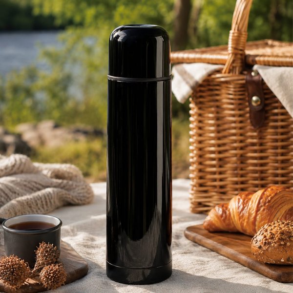 Термос Picnic Bright - Термос Picnic Bright, черный