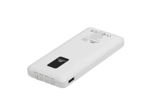 Внешний аккумулятор с дисплеем и встроенными кабелями VA2210, 10000 mAh - Внешний аккумулятор с дисплеем и встроенными кабелями VA2210, 10000 mAh