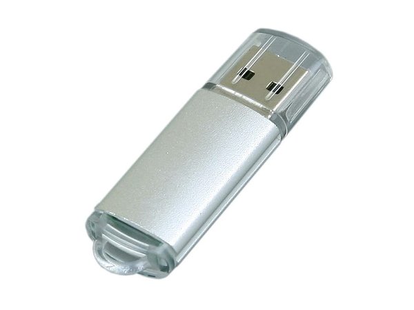 USB 2.0- флешка на 32 Гб с прозрачным колпачком - USB 2.0- флешка на 32 Гб с прозрачным колпачком