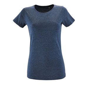 футболка женская regent fit women, синий меланж