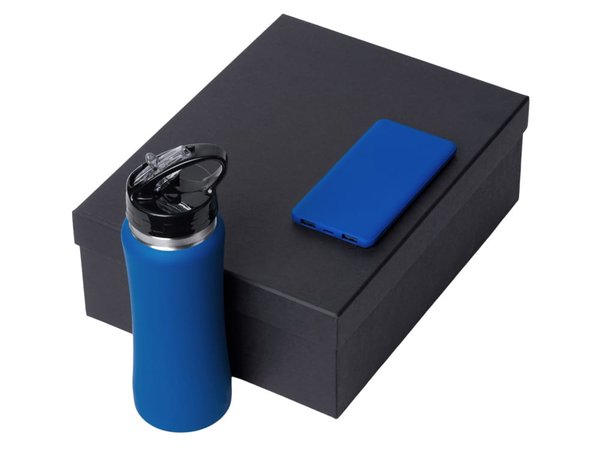 Подарочный набор «COLOR IT» с бутылкой для воды и повербанком, 5000 mAh - Подарочный набор «COLOR IT» с бутылкой для воды и повербанком, 5000 mAh