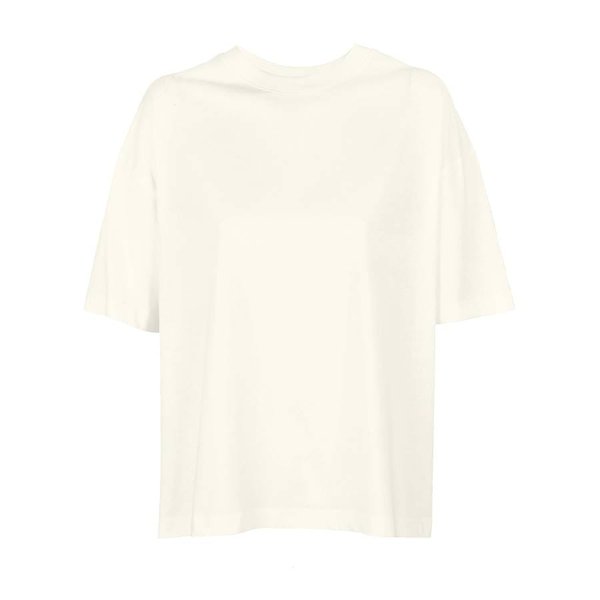 Футболка женская оверсайз BOXY WOMEN 180 - Футболка женская BOXY WOMEN, белый молочный, XL, 100% органический хлопок, 180 г/м2