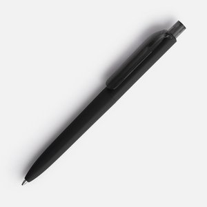 ручка шариковая prodir ds8 prr-t soft touch, черная